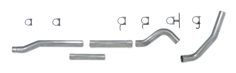 Ford F350 Performance Exhaust - Diamond Eye Performance - Cat Back, Single Rear Exit, Stainless Steel - `03-`07